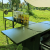 Outdoor Cooking Box with Folding Table And Leg